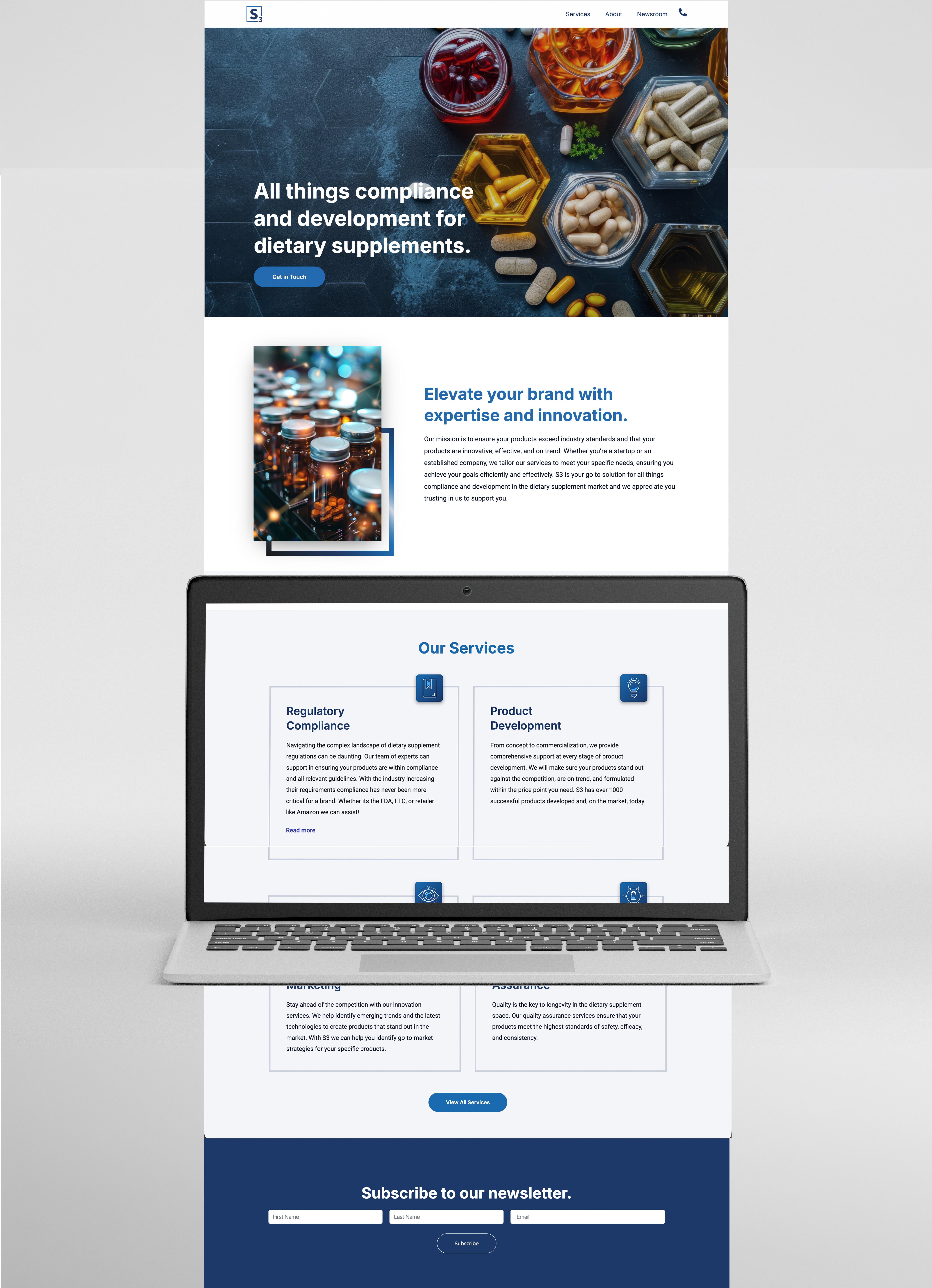 S3 Website — Desktop and Mobile